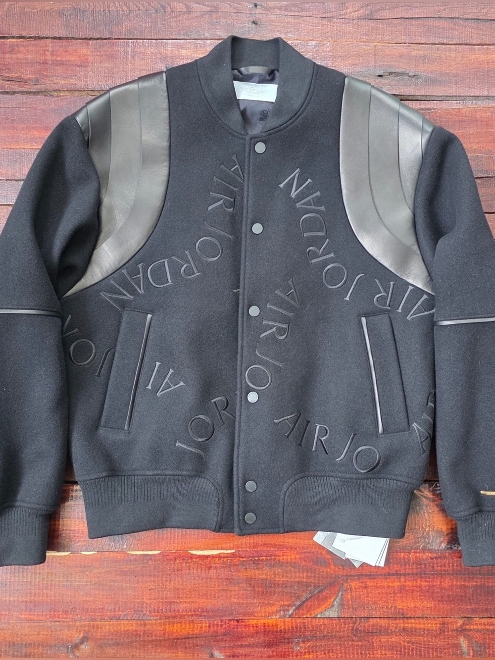 Jordan Wings Collection Varsity Jacket Made in Italy Wool Size Large UNISEX Rare